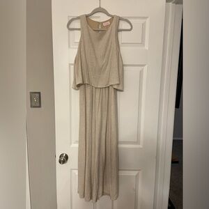 Beige jumpsuit - Size M - Pinklily